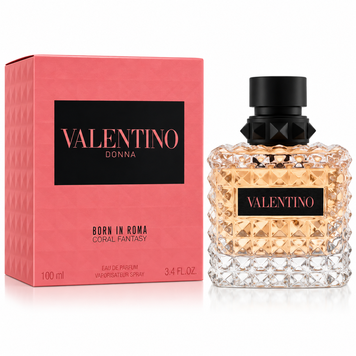 Valentino Donna Born In Roma Coral Fantasy Eau de Parfum Spray for Women – 3.4 oz / 100 ml