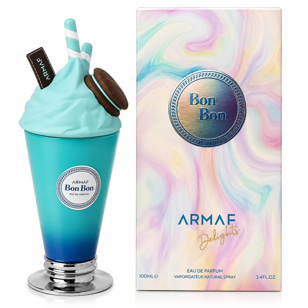 Armaf Delights Bon Bon Eau de Parfum Spray for Women – 3.4 Ounce / 100 ml