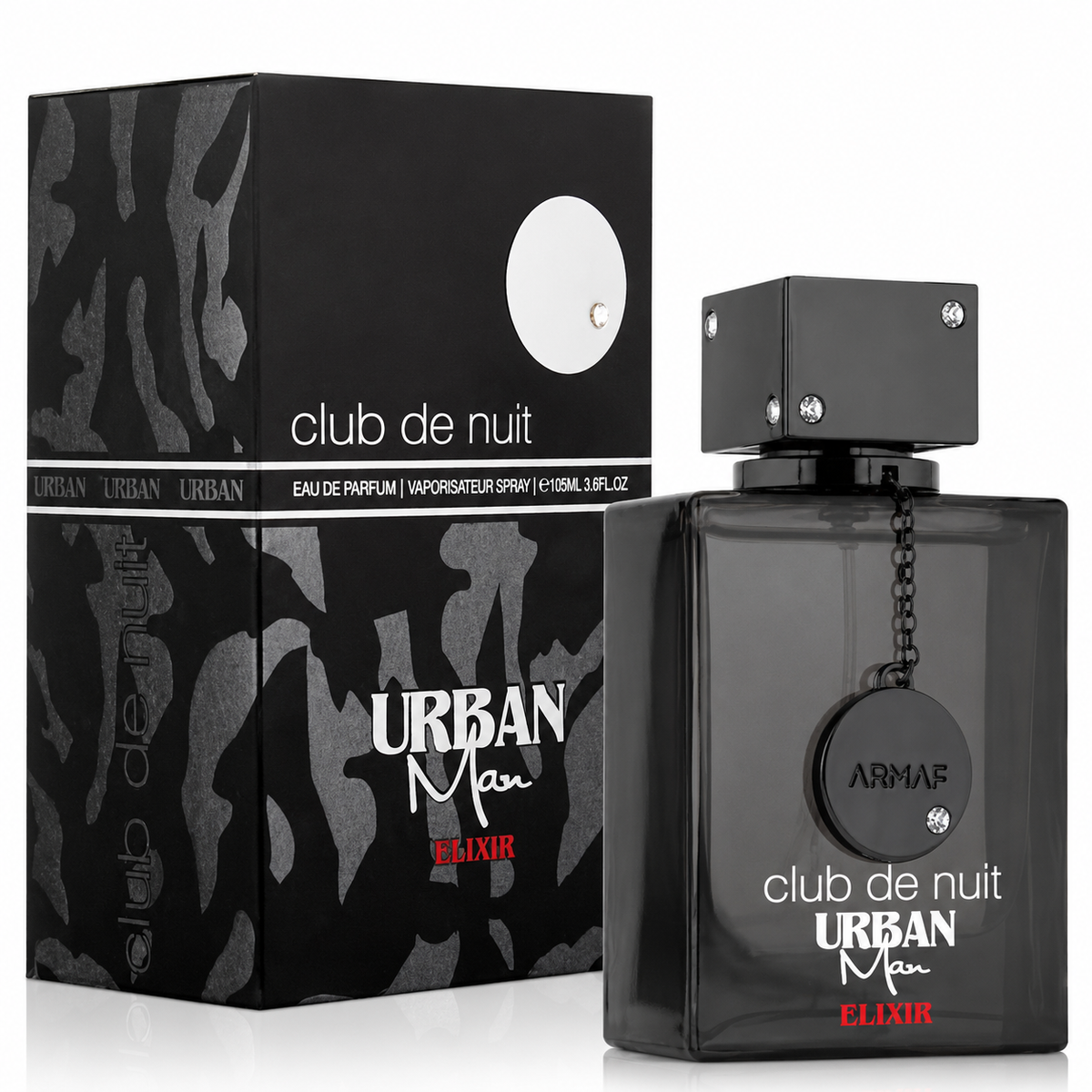 Armaf Club De Nuit Urban Man Elixir for Men Eau de Parfum Spray – 3.6 Ounce / 105 ml