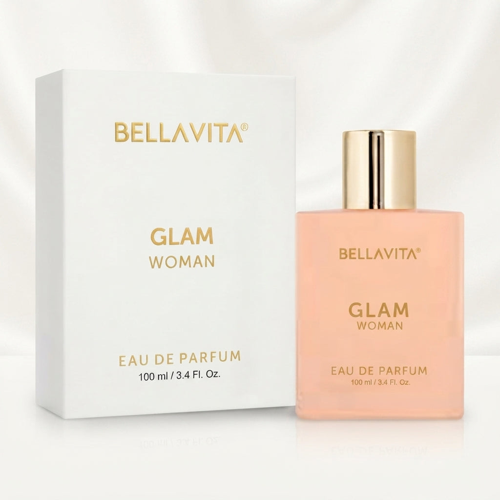 BellaVita Luxury Glam Eau de Parfum for Women – 3.4 Ounce / 100 ml