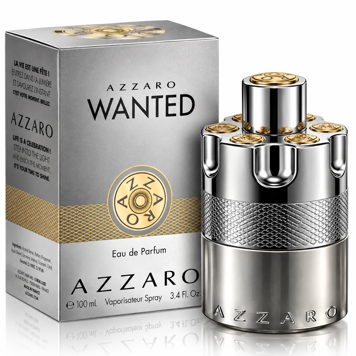 Azzaro Wanted Eau de Parfum for Men – 100ml / 3.3 fl. oz.