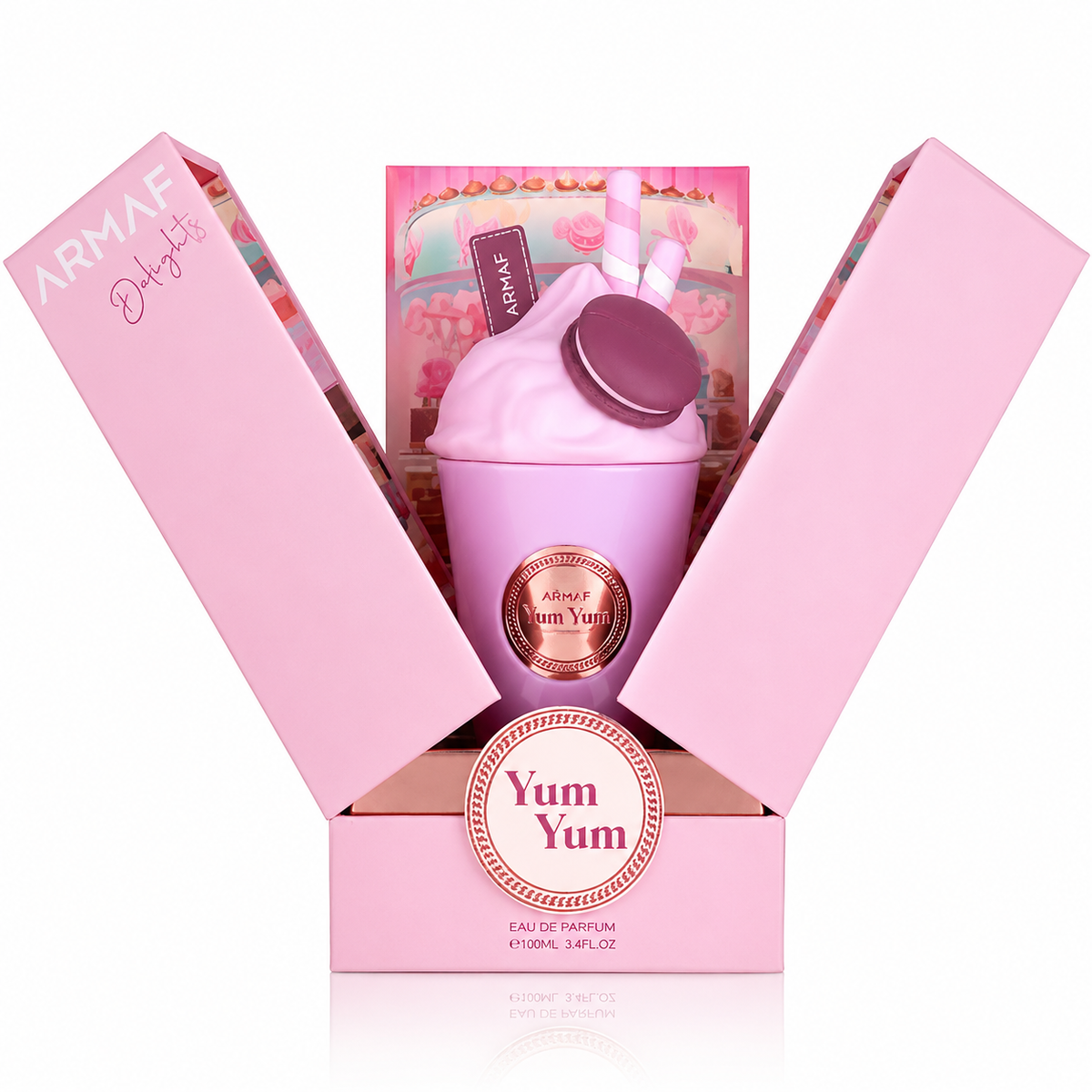 Armaf Delights Yum Yum Eau de Parfum Spray for Women – 3.4 Ounce / 100 ml