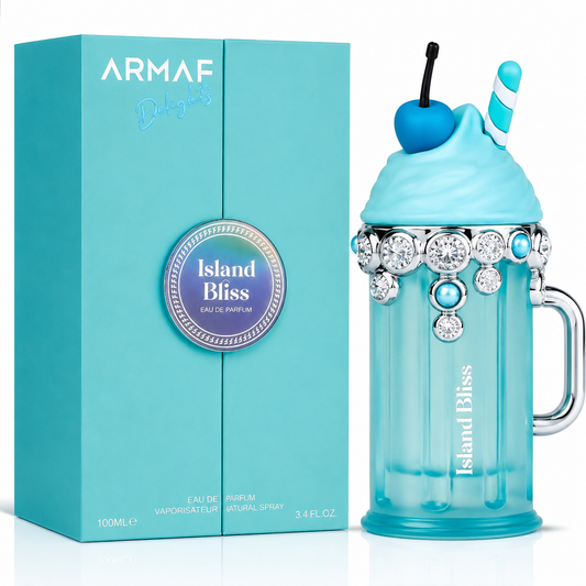 Armaf Delights Island Bliss for Men Eau de Parfum Spray – 3.4 Ounce / 100 ml