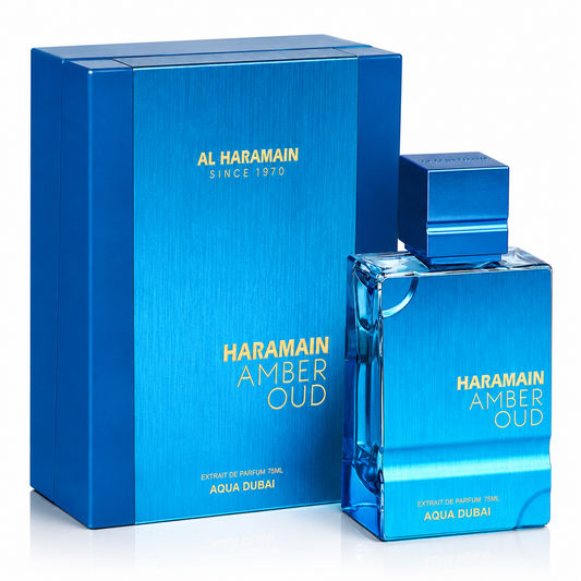 Al Haramain Amber Oud Aqua Dubai for Men Eau de Parfum Spray – 2 Ounce / 60 ml