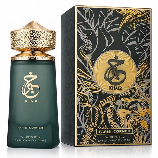 Paris Corner Khair Eau de Parfum Spray for Unisex – 3.4 Fluid Ounces / 100 ml