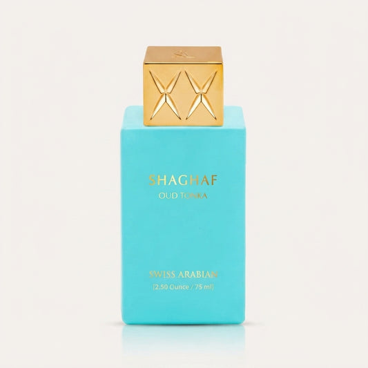 Swiss Arabian Shaghaf Oud Tonka Eau de Parfum Spray for Unisex – 2.50 Ounce / 75 ml