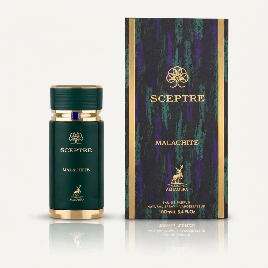 Maison Alhambra Sceptre Malachite Eau de Parfum Spray for Unisex – 3.40 Ounce / 100 ml