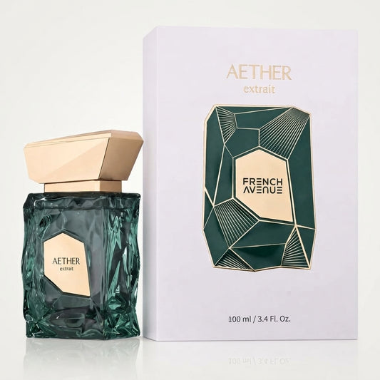 Fragrance World French Avenue Aether Extrait de Parfum for Unisex – 3.40 Ounce / 100 ml
