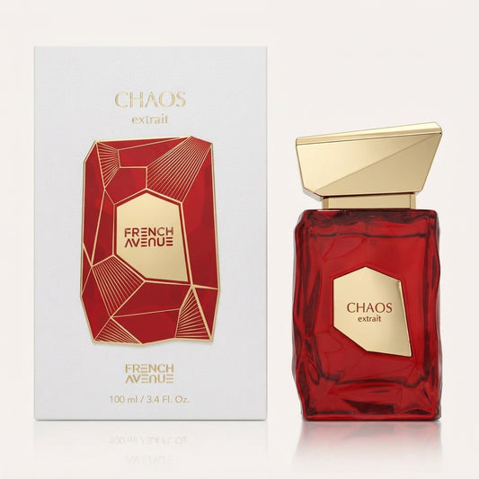 Fragrance World French Avenue Chaos Extrait de Parfum for Unisex – 3.40 Ounce / 100 ml