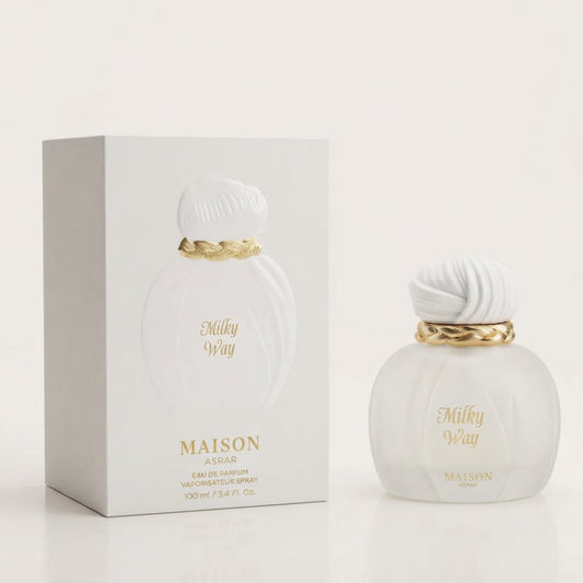 Maison Asrar Milky Way Eau de Parfum for Unisex – 3.40 Ounce / 100 ml