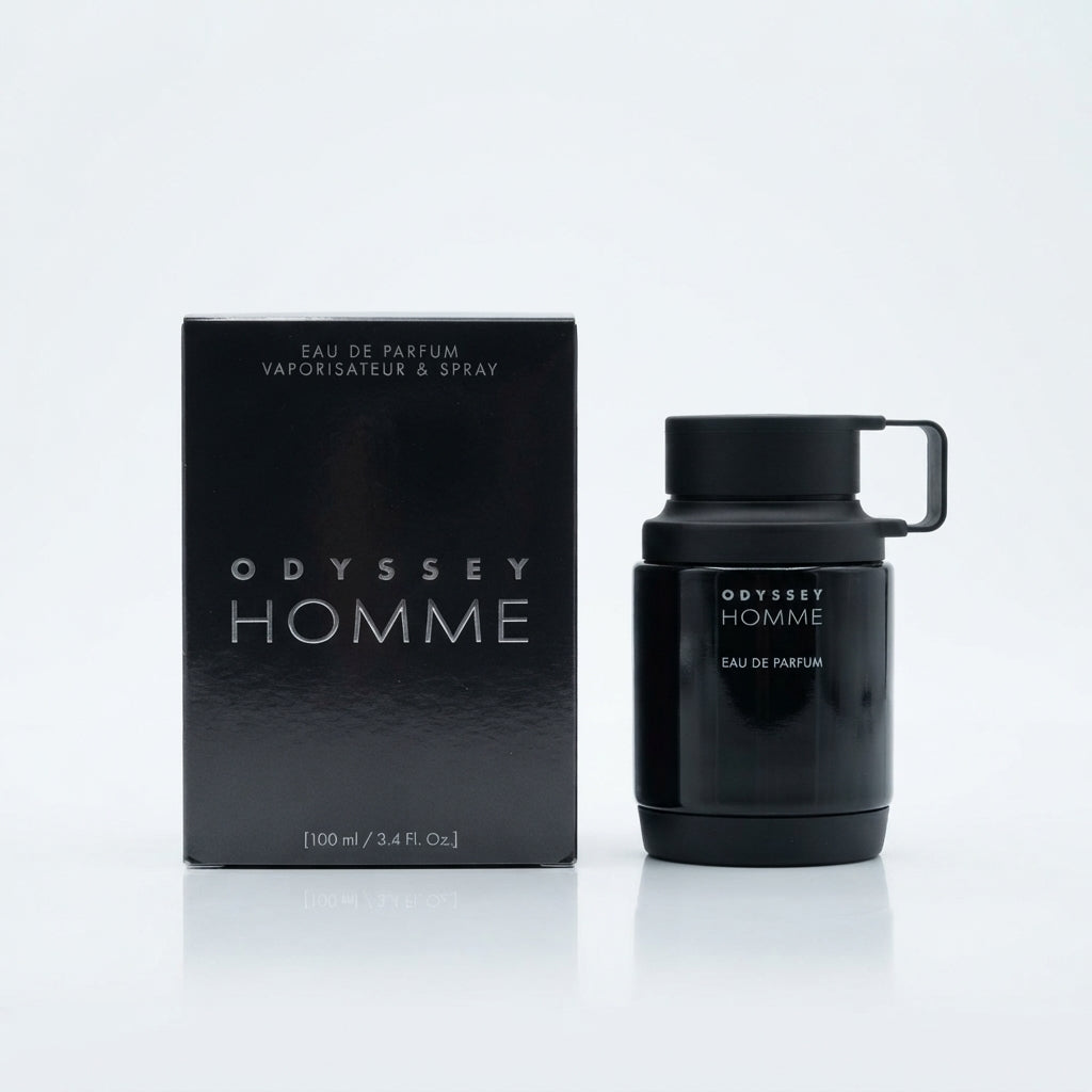 Armaf Odyssey Homme Black Eau de Parfum Spray for Men – 3.4 Ounce / 100 ml