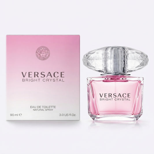Versace Bright Crystal Eau de Toilette Spray for Women – 3.0 oz / 90 ml