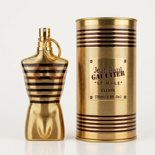 Jean Paul Gaultier Le Male Elixir Parfum for Men – 75ml / 2.5 Fl. Oz.