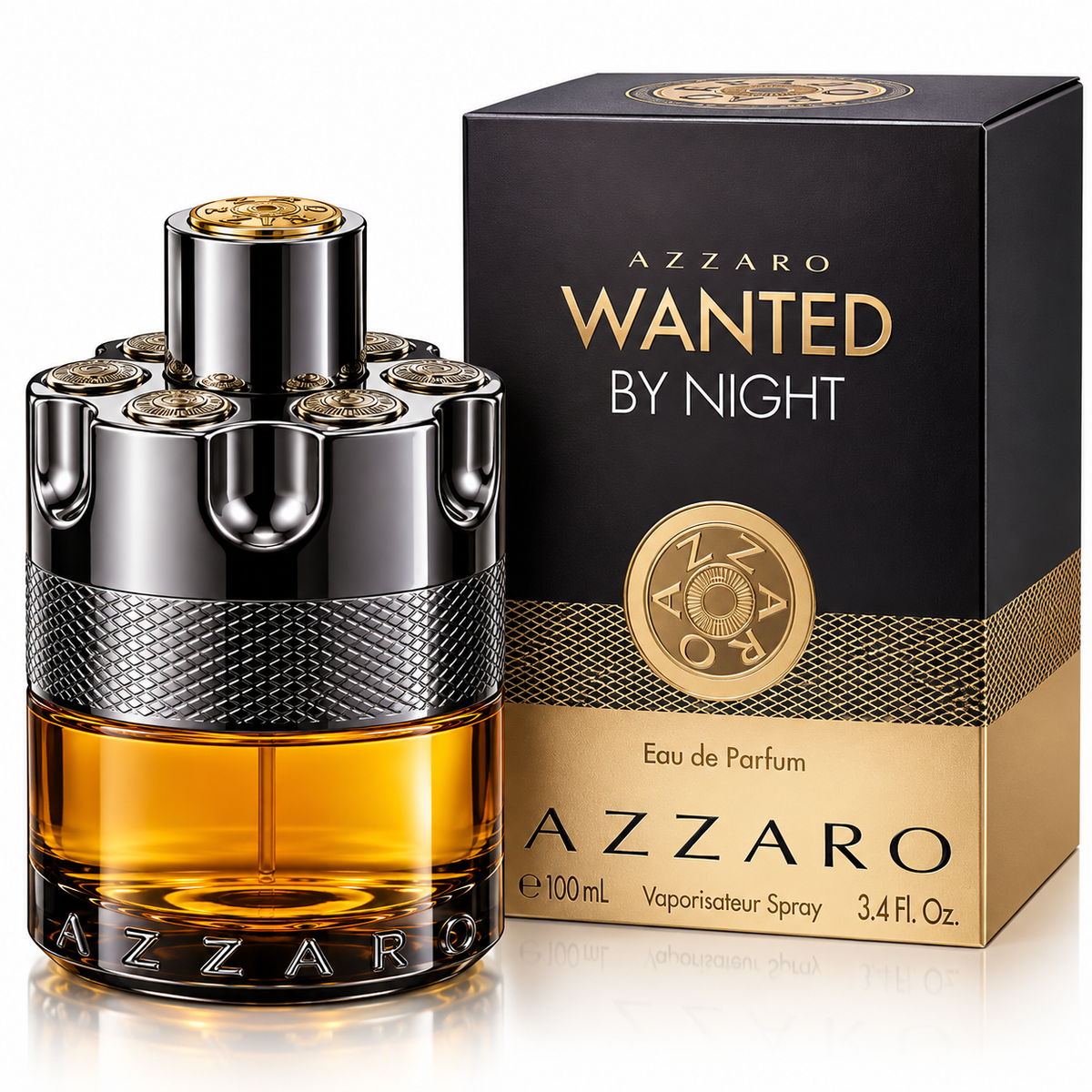 Azzaro Wanted by Night Eau de Parfum for Men – 100ml / 3.4 fl. oz.