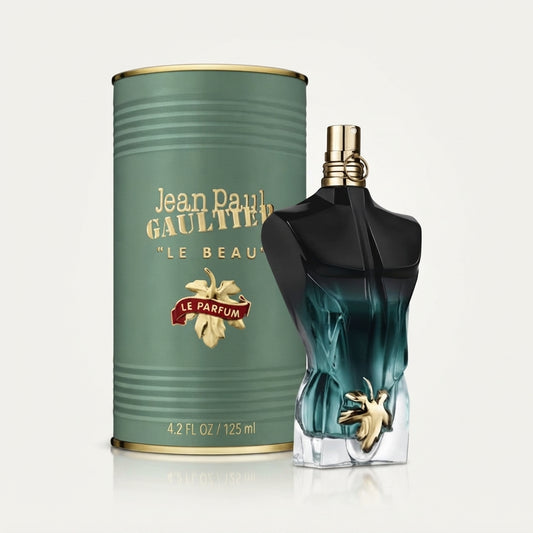 Jean Paul Gaultier Le Beau Le Parfum Eau de Parfum Intense for Men – 4.2 Ounce / 125 ml