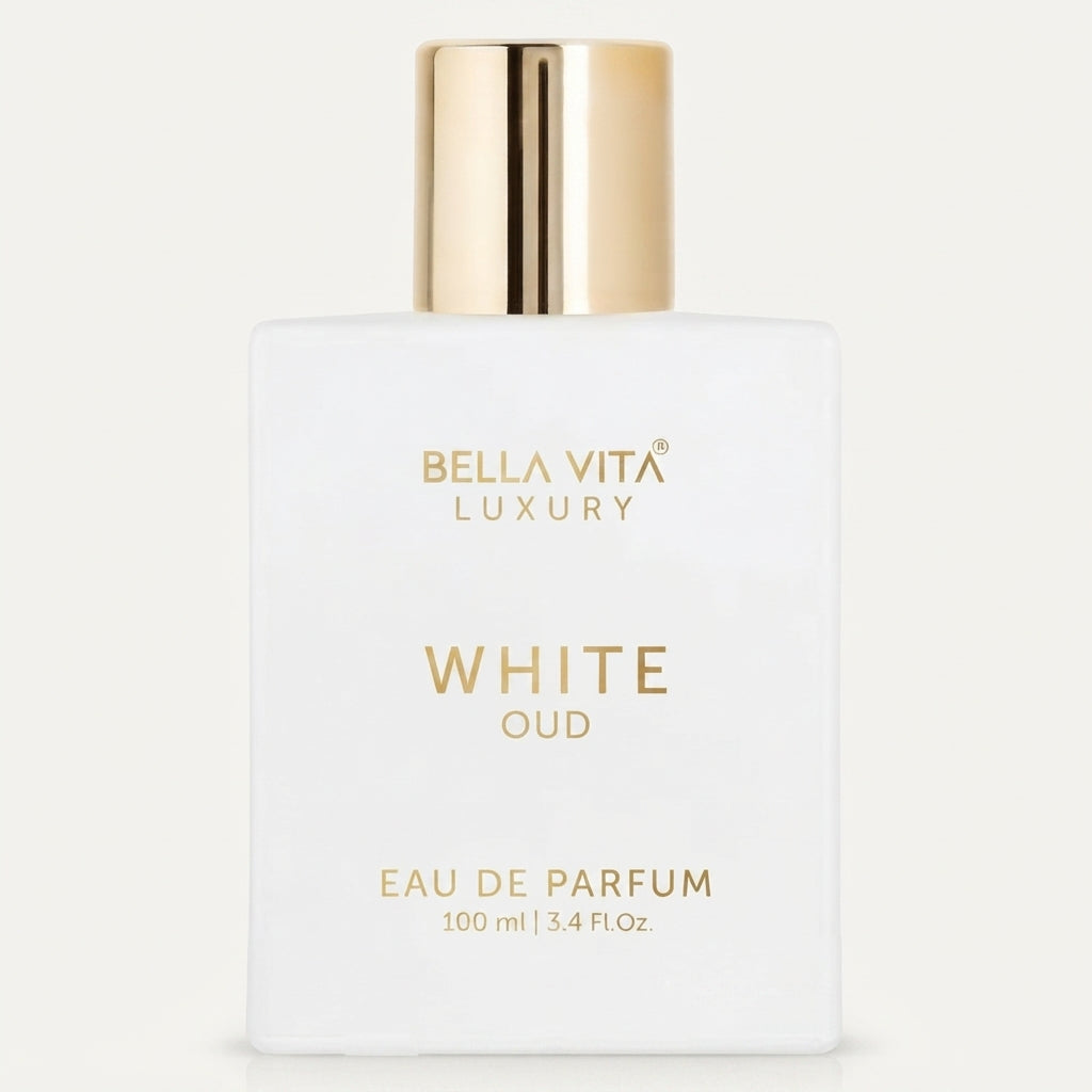 BellaVita Luxury White Oud Eau de Parfum for Men & Women – 3.4 Ounce / 100 ml