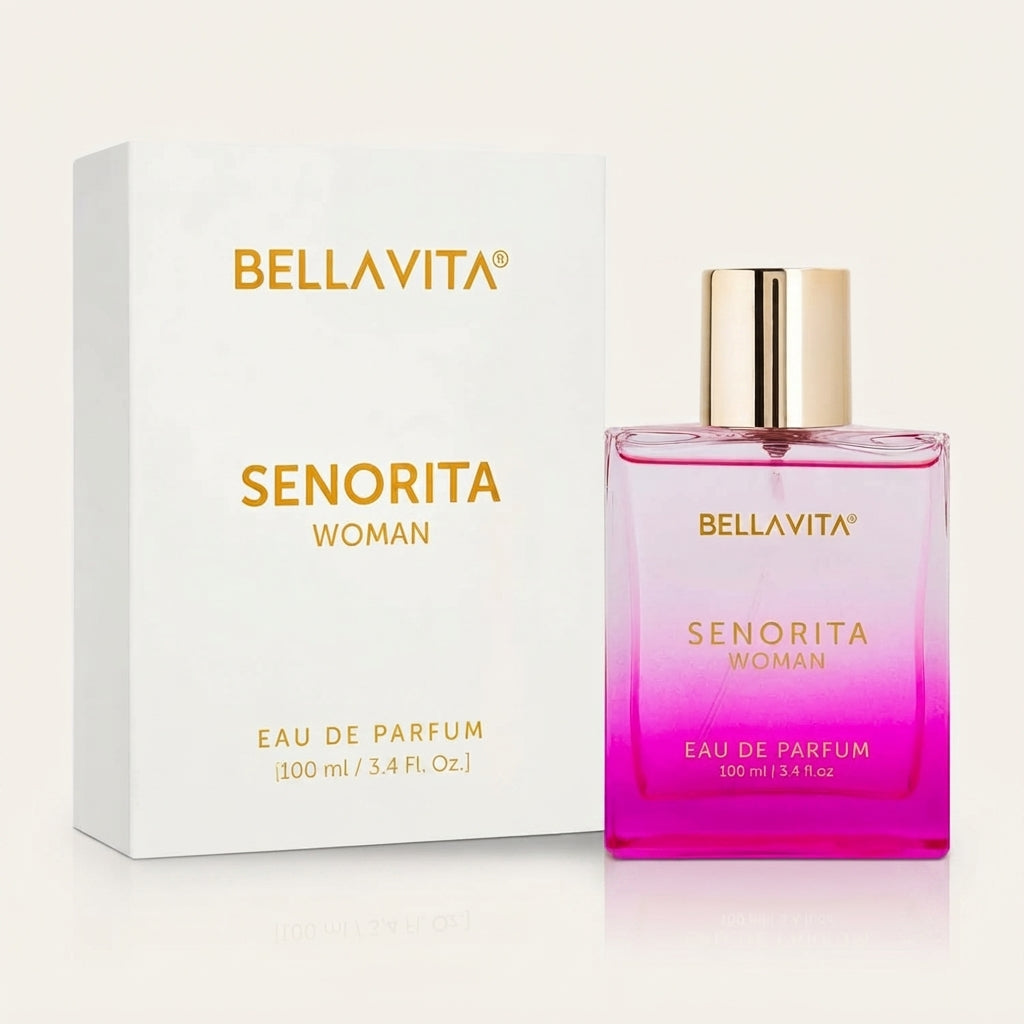 BellaVita Luxury Senorita Eau de Parfum for Women – 3.4 Ounce / 100 ml